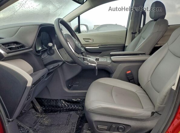5TDYRKEC5NS125636 2022 TOYOTA SIENNA Red Widok wnętrza z przodu