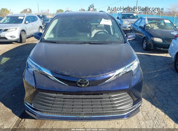 5TDYRKEC6PS153299 2023 TOYOTA LE Blue Вид щитка приладів