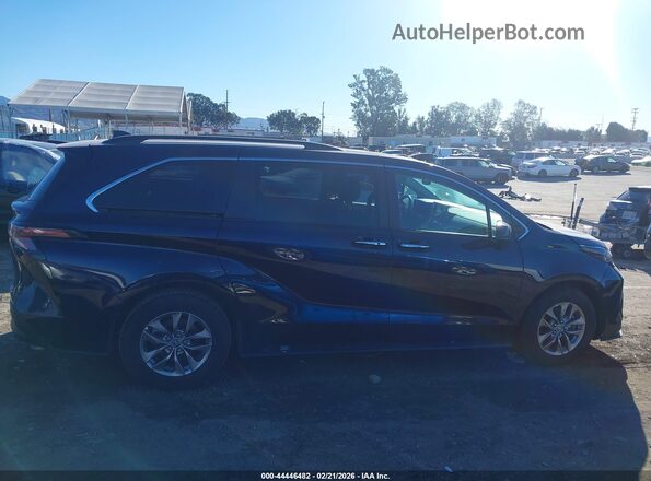 5TDYRKEC6PS153299 2023 TOYOTA LE Blue Вид задньої частини салону