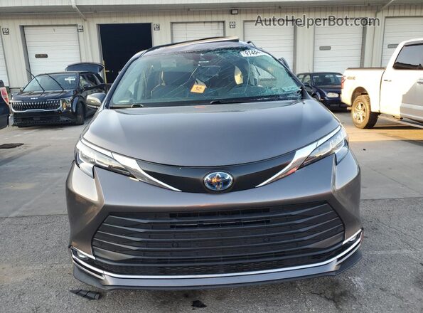 5TDYRKEC8NS124738 2022 TOYOTA LE Gray Вид спереду