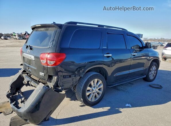 5TDYY5G16HS068352 2017 TOYOTA SEQUOIA Black Tył prawy