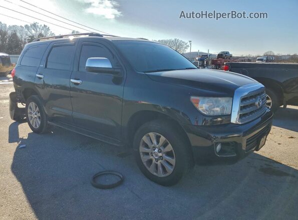 5TDYY5G16HS068352 2017 TOYOTA SEQUOIA Black Przód prawy