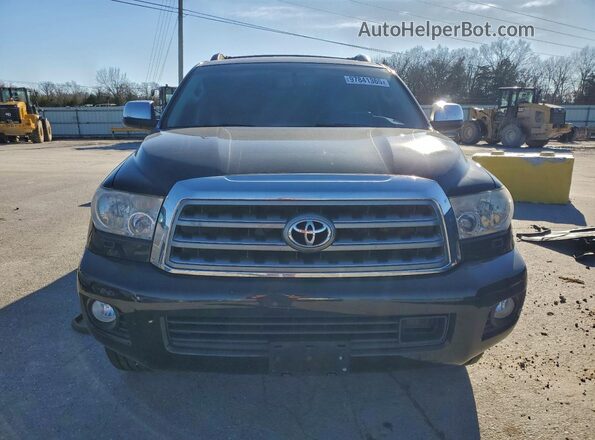 5TDYY5G16HS068352 2017 TOYOTA SEQUOIA Black Widok z przodu