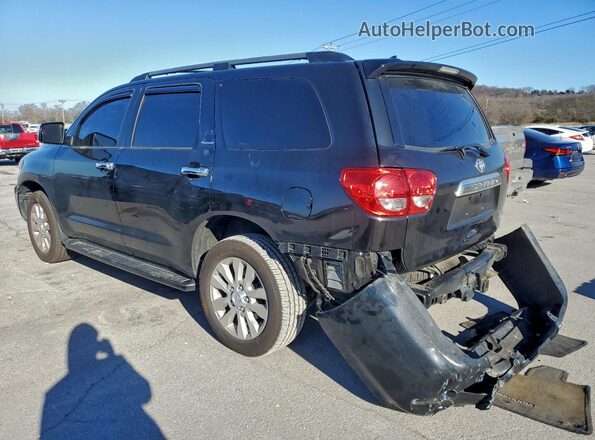 5TDYY5G16HS068352 2017 TOYOTA SEQUOIA Black Tył lewy