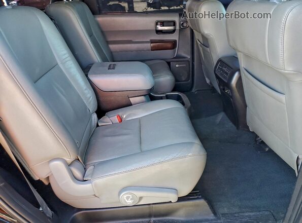 5TDYY5G16HS068352 2017 TOYOTA SEQUOIA Black Widok wnętrza z tyłu
