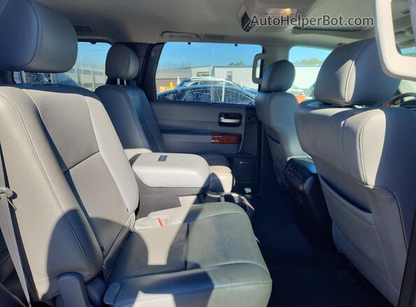 5TDYY5G19JS071655 2018 TOYOTA SEQUOIA Silver Вид задніх сидінь