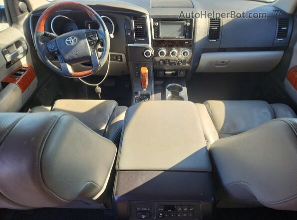 5TDYY5G19JS071655 2018 TOYOTA SEQUOIA Silver Вид панелі приладів