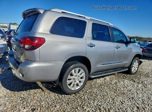 5TDYY5G19JS071655 2018 TOYOTA SEQUOIA Silver Задня права чверть