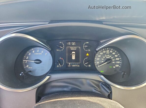 5TDYY5G19JS071655 2018 TOYOTA SEQUOIA Silver Вид щитка приладів