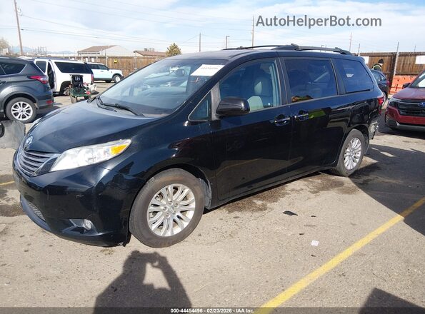 5TDYZ3DC3HS821827 2017 TOYOTA LE Black Vista tres cuartos delantera izquierda