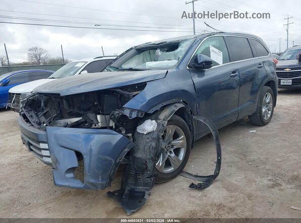5TDYZRFH6JS243921 2018 TOYOTA LIMITED Blue Front left