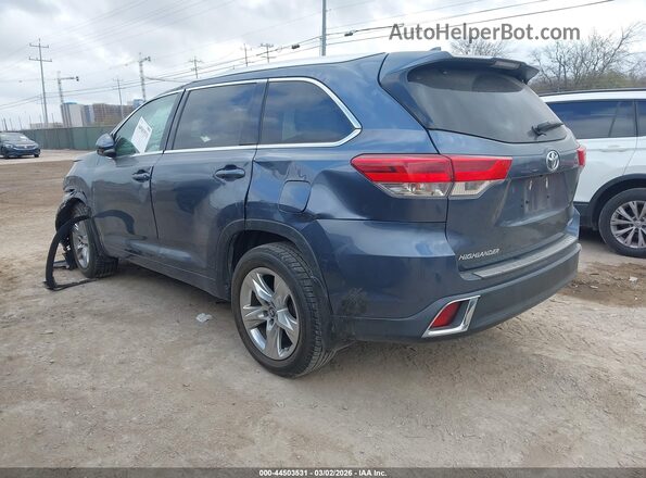 5TDYZRFH6JS243921 2018 TOYOTA LIMITED Blue Rear left