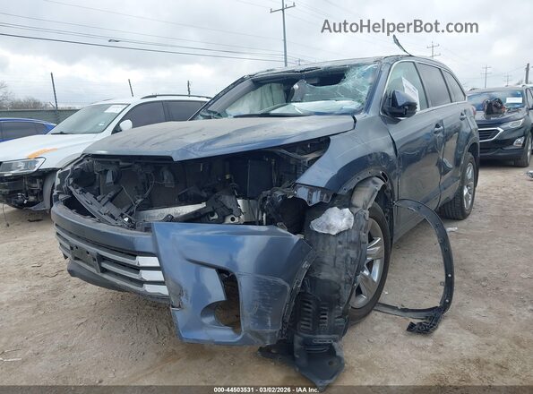 5TDYZRFH6JS243921 2018 TOYOTA LIMITED Blue Front view