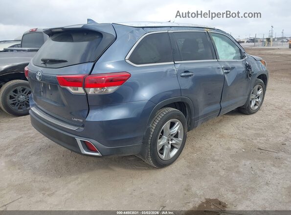 5TDYZRFH6JS243921 2018 TOYOTA LIMITED Blue Rear right