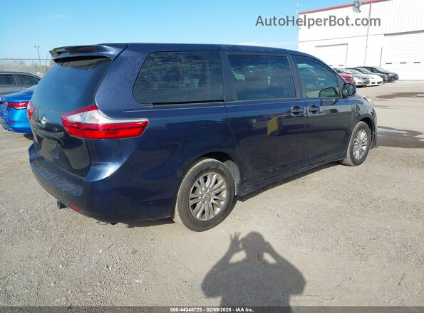 5TDZZ3DC3JS911859 2018 TOYOTA SIENNA Blue 