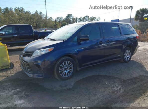 5TDZZ3DC3JS911859 2018 TOYOTA SIENNA Blue 