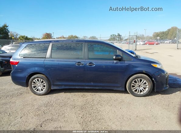 5TDZZ3DC3JS911859 2018 TOYOTA SIENNA Blue 