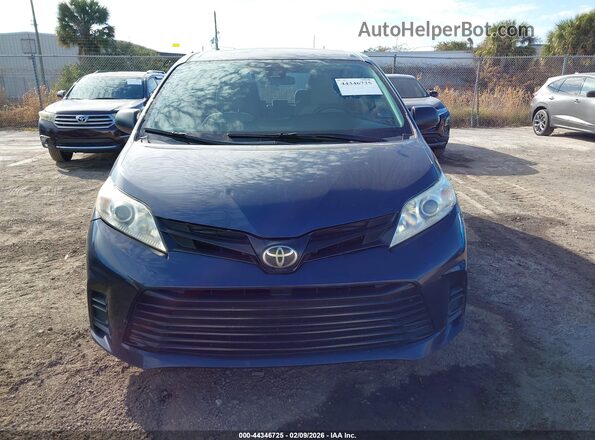 5TDZZ3DC3JS911859 2018 TOYOTA SIENNA Blue 