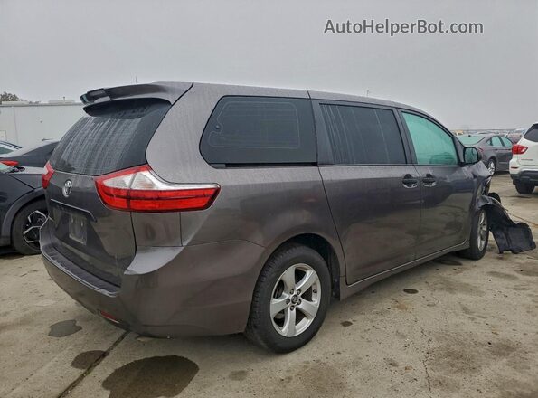 5TDZZ3DCXJS924575 2018 TOYOTA SIENNA Charcoal 