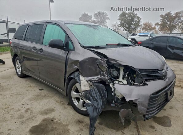 5TDZZ3DCXJS924575 2018 TOYOTA SIENNA Charcoal 