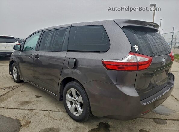 5TDZZ3DCXJS924575 2018 TOYOTA SIENNA Charcoal 