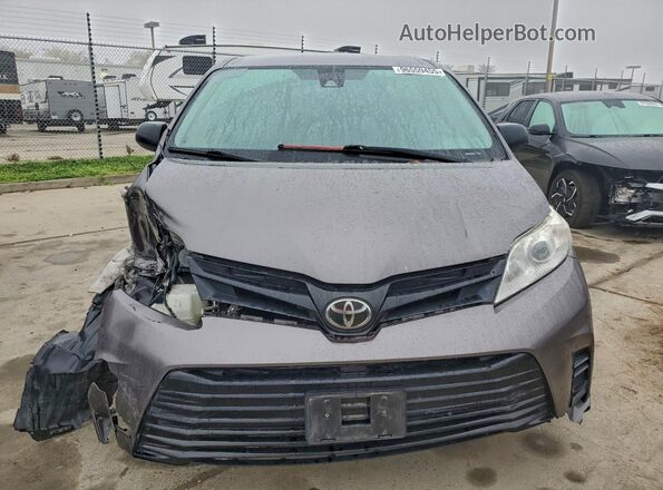 5TDZZ3DCXJS924575 2018 TOYOTA SIENNA Charcoal 