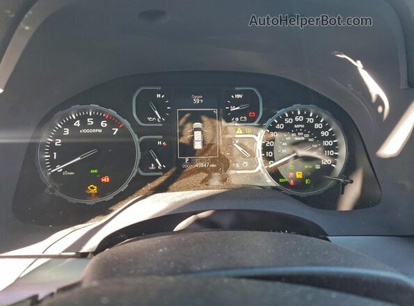5TFAY5F19JX711621 2018 TOYOTA TUNDRA White Widok zestawu wskaźników