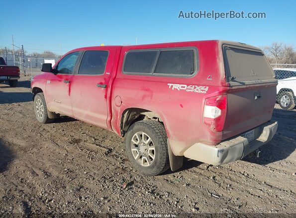 5TFDY5F13KX809445 2019 TOYOTA TUNDRA Красный Задняя левая четверть