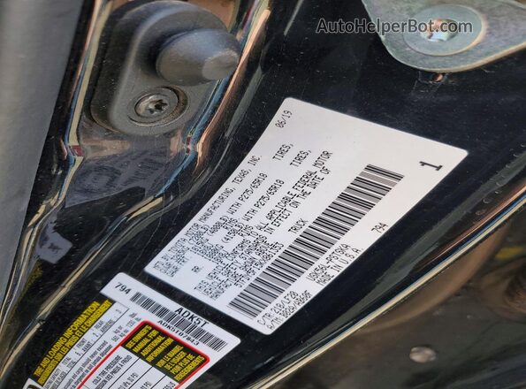 5TFDY5F15KX861353 2019 TOYOTA TUNDRA Black 