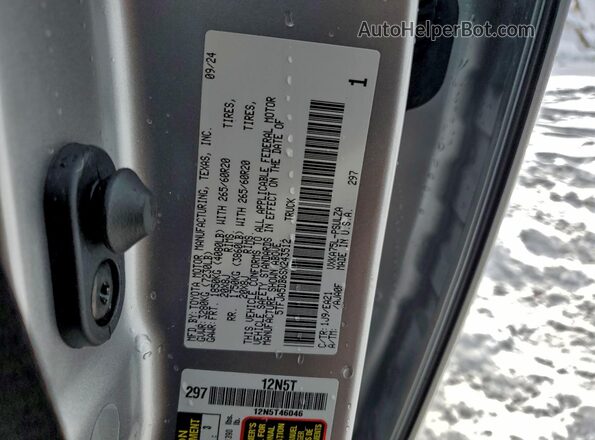 5TFJA5DB6SX243512 2025 TOYOTA LIMITED Silver ძრავის განყოფილების ხედი