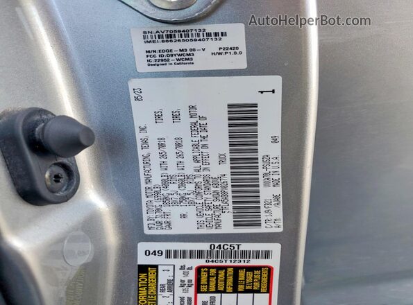 5TFLA5AB8PX026774 2023 TOYOTA TUNDRA Серебряный Вид подкапотного пространства