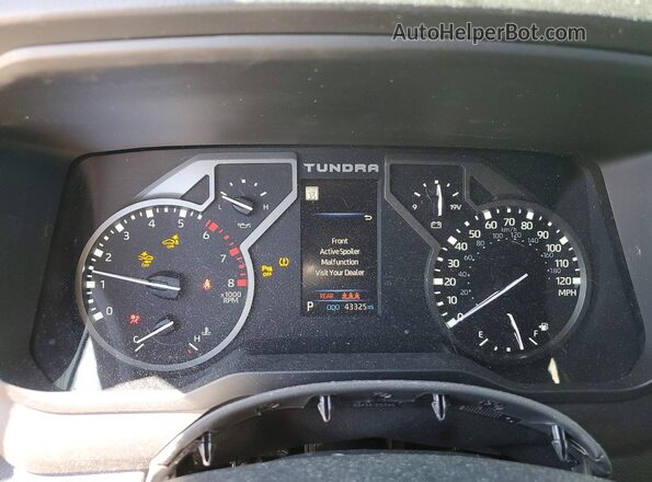 5TFLA5DB0PX085684 2023 TOYOTA TUNDRA Серый Вид щитка приборов