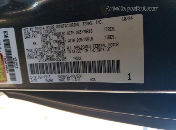 5TFLA5DB0SX258385 2025 TOYOTA TUNDRA Gray 