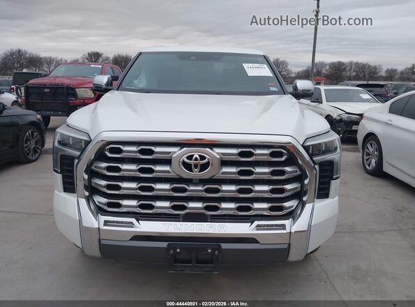 5TFMA5ABXNX003773 2022 TOYOTA TUNDRA White Սալոնի հետևի տեսք
