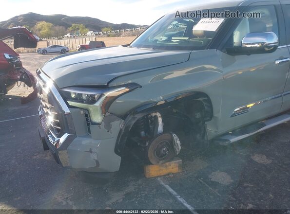 5TFMA5DB0SX310389 2025 TOYOTA TUNDRA Зеленый Вид спереди