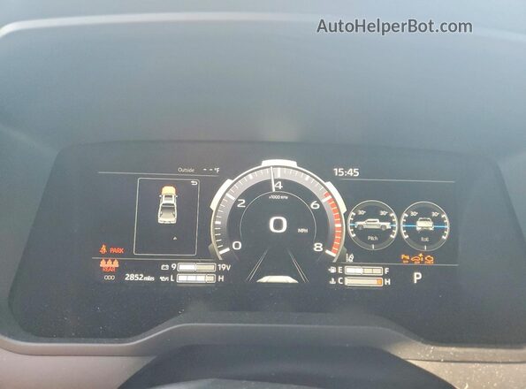 5TFMA5DB4TX339606 2026 TOYOTA TUNDRA White Instrument cluster view