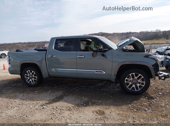 5TFMC5DB6RX077039 2024 TOYOTA TUNDRA HYBRID Gray უკანა სალონის ხედი