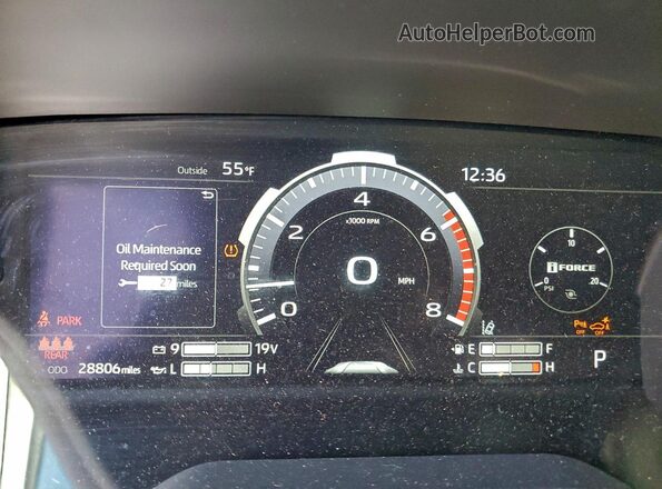 5TFNA5DB7PX129057 2023 TOYOTA TUNDRA Charcoal Սարքավորումների վահանակի տեսք