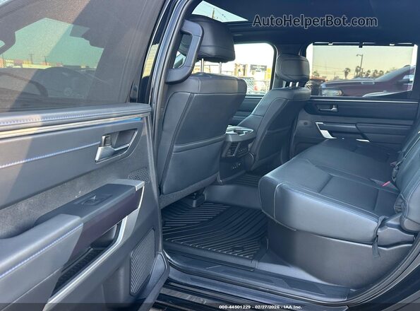 5TFNA5DB8NX027893 2022 TOYOTA TUNDRA Black Widok wnętrza z tyłu