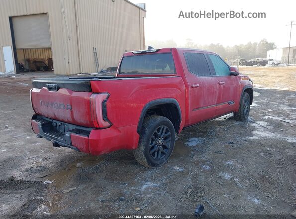 5TFNC5DB1PX027876 2023 TOYOTA TUNDRA HYBRID Red უკანა მარჯვენა