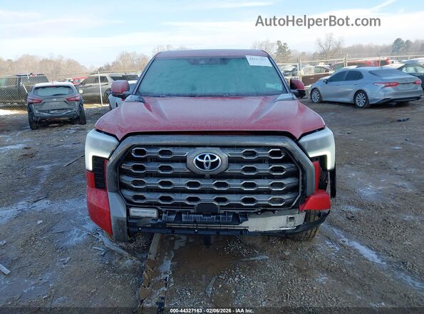 5TFNC5DB1PX027876 2023 TOYOTA TUNDRA HYBRID Red ხელსაწყოთა პანელის ხედი