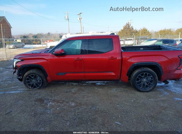 5TFNC5DB1PX027876 2023 TOYOTA TUNDRA HYBRID Red სალონის 360-გრადუსიანი ხედი