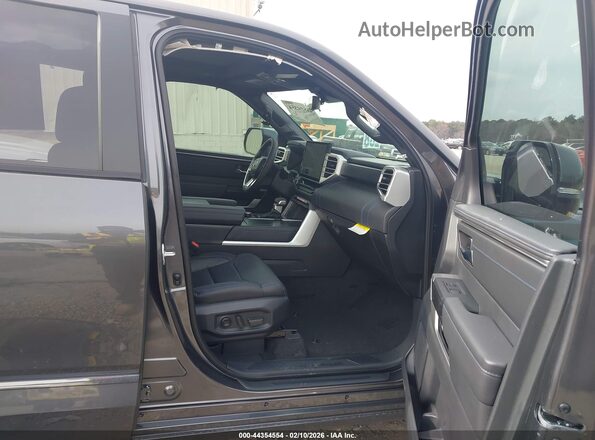 5TFNC5DB9SX110125 2025 TOYOTA TUNDRA HYBRID Gray Widok wnętrza z przodu