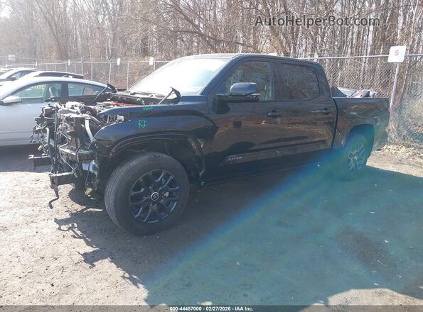 5TFNC5DBXRX045229 2024 TOYOTA TUNDRA HYBRID Black Առջևի ձախ երեք քառորդ տեսարան