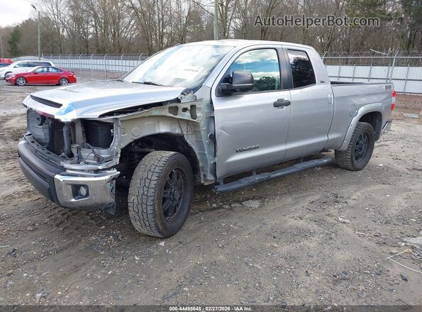 5TFRM5F19GX107655 2016 TOYOTA TUNDRA Silver წინა მარცხენა ხედი სამი მეოთხედიდან