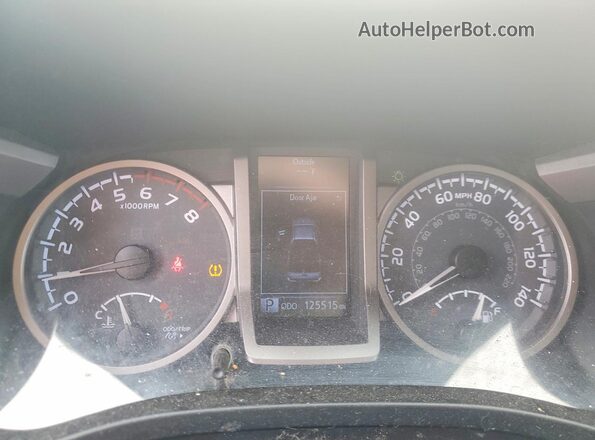 5TFSX5EN0HX053404 2017 TOYOTA TACOMA Red Սարքավորումների վահանակի տեսք