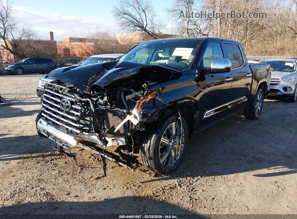 5TFVC5DB2PX017003 2023 TOYOTA TUNDRA HYBRID Черный Передняя левая четверть
