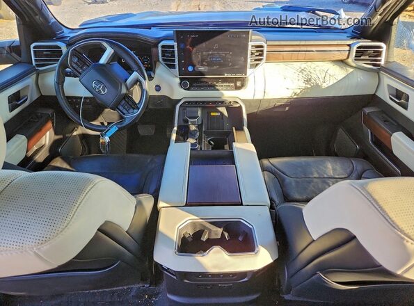 5TFVC5DB3NX002331 2022 TOYOTA TUNDRA Silver წინა პანელის ხედი