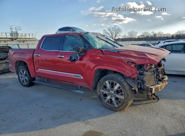 5TFVC5DB3NX005858 2022 TOYOTA TUNDRA Red Delantero derecho