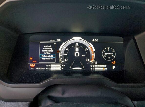 5TFWA5DB9SX240397 2025 TOYOTA LIMITED White Widok zestawu wskaźników